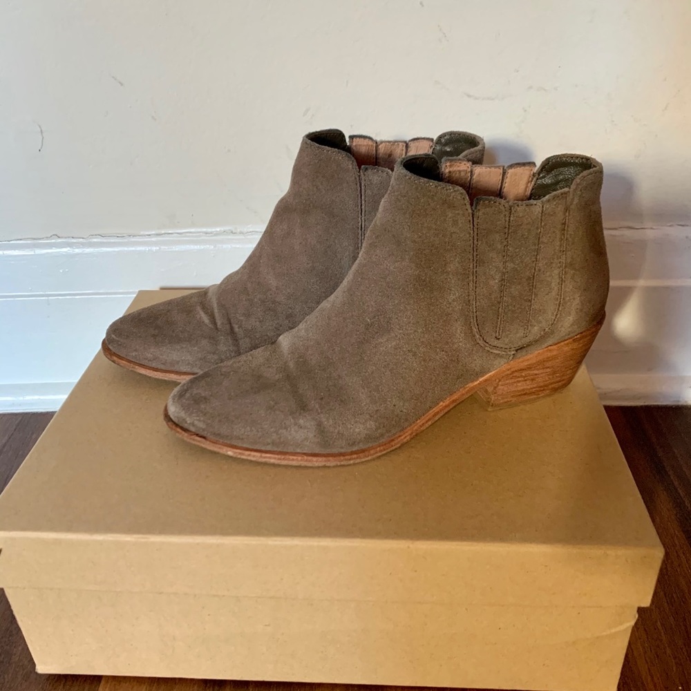 Joie Barlow Suede Booties